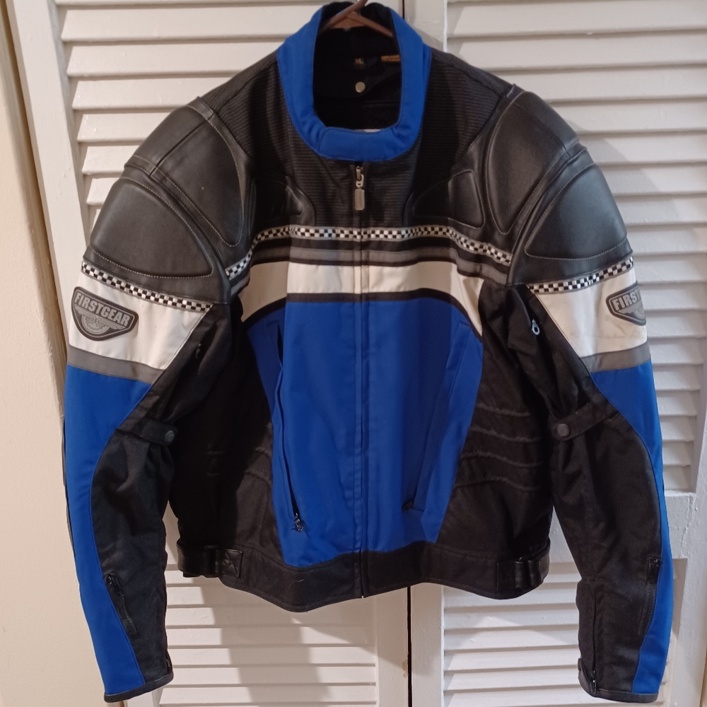 First Gear Motorcycle Racing Jacket Sz XL - Picture 9 of 10